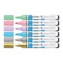 Paint-It Bullet Tip Acrylic Markers 6 Assorted Pastel Colors