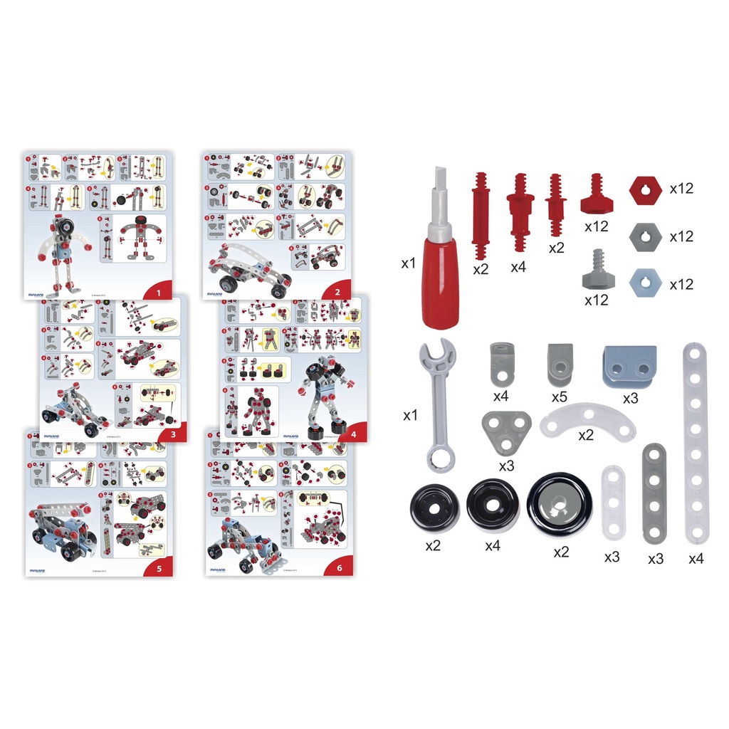 Mecatech Vehicle & Robot Building Set 106 Pieces