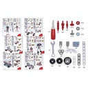 Mecatech Vehicle & Robot Building Set 106 Pieces