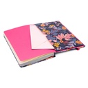 Blue Bloom Softcover Notebook with Pocket Pack 3