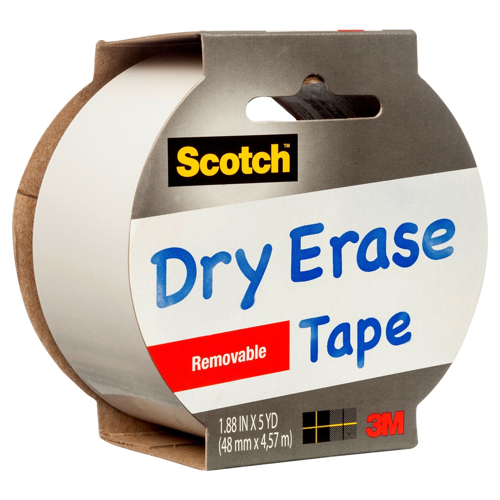 Dry Erase Tape 1.88" x 5yd 3ct