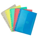 Assorted Side Loading Mini Size Binder Pockets 18ct