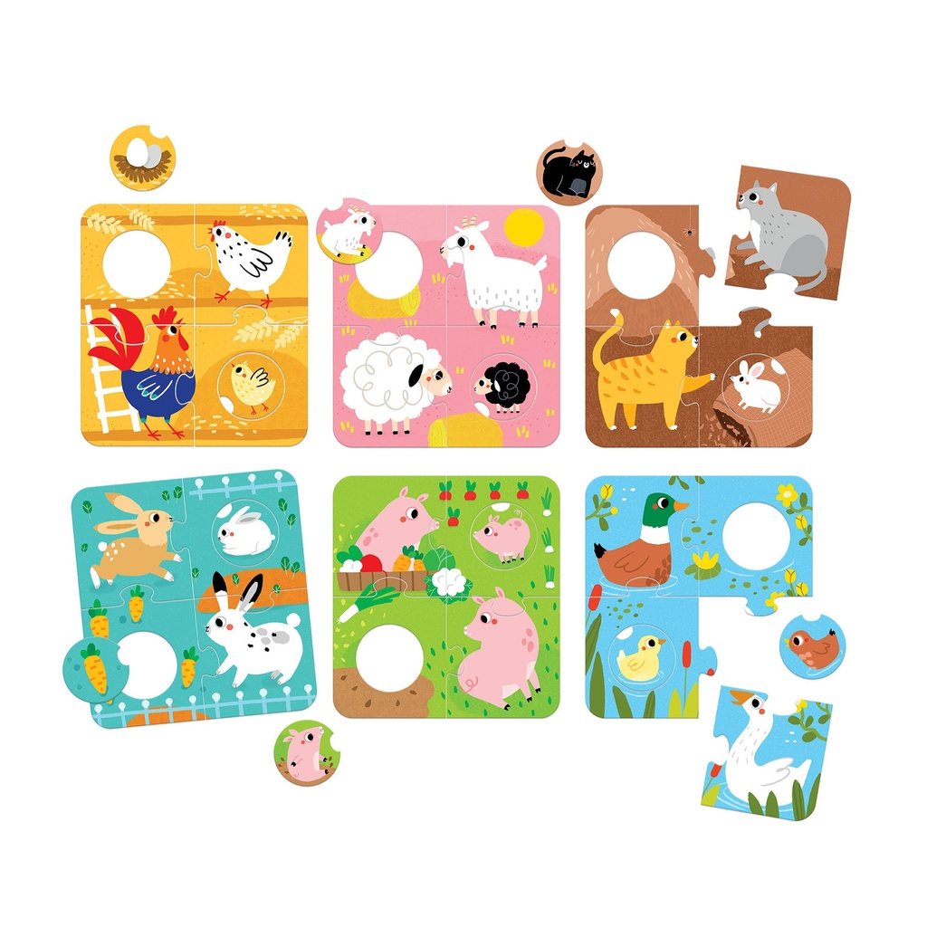 Match the Farm Animals Puzzles