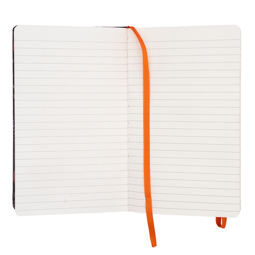 Cream Bloom Softcover Notebook with Pocket Pack 3