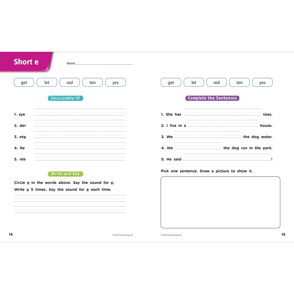 Decodable High Frequency Words Workbook