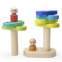 Rainbow Magnetic Floating Wooden Stacker