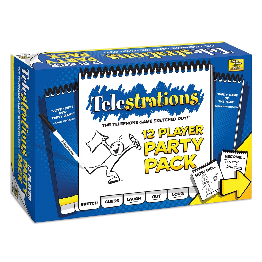 Telestrations® 12 Player: The Party Pack