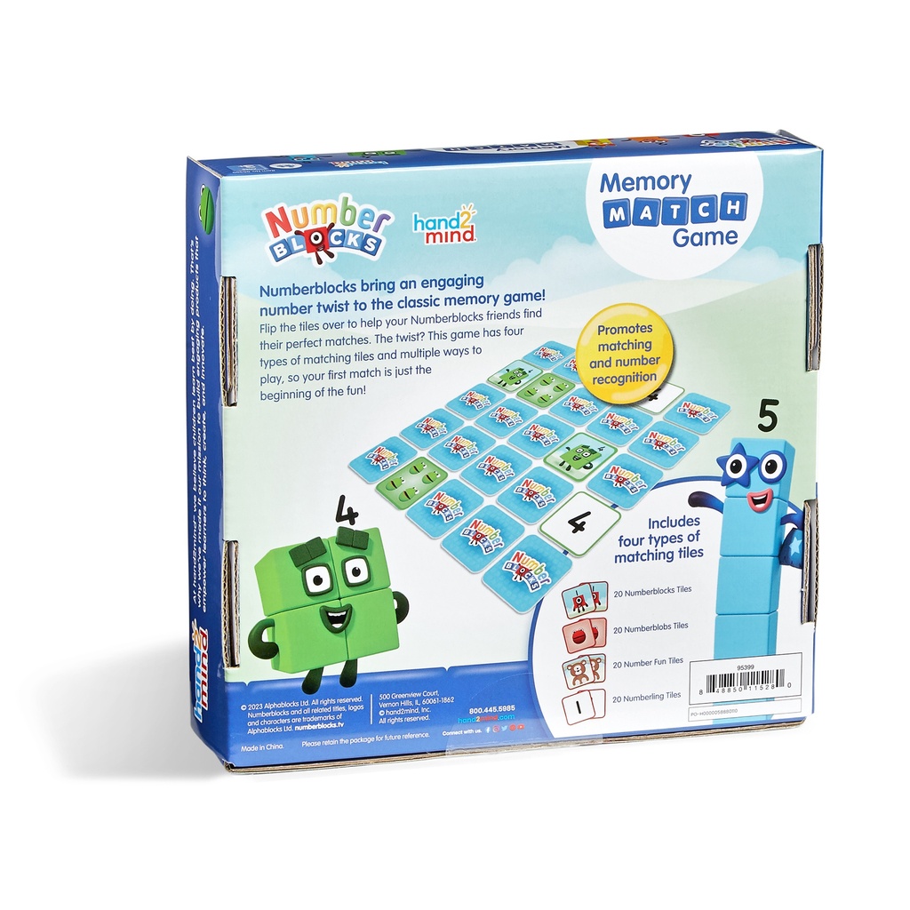 Numberblocks Memory Match Game