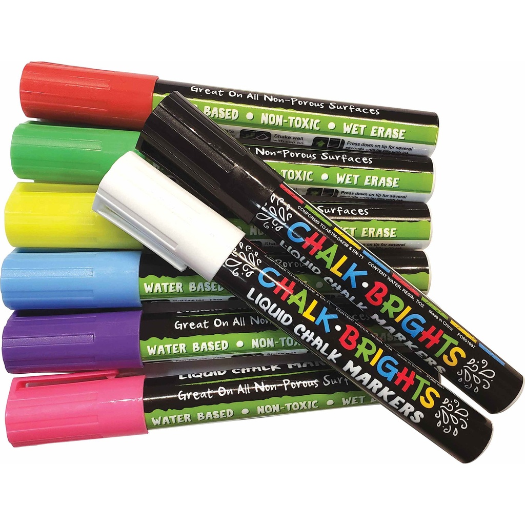 Chalk Brights Liquid Chalk Markers 8 Colors