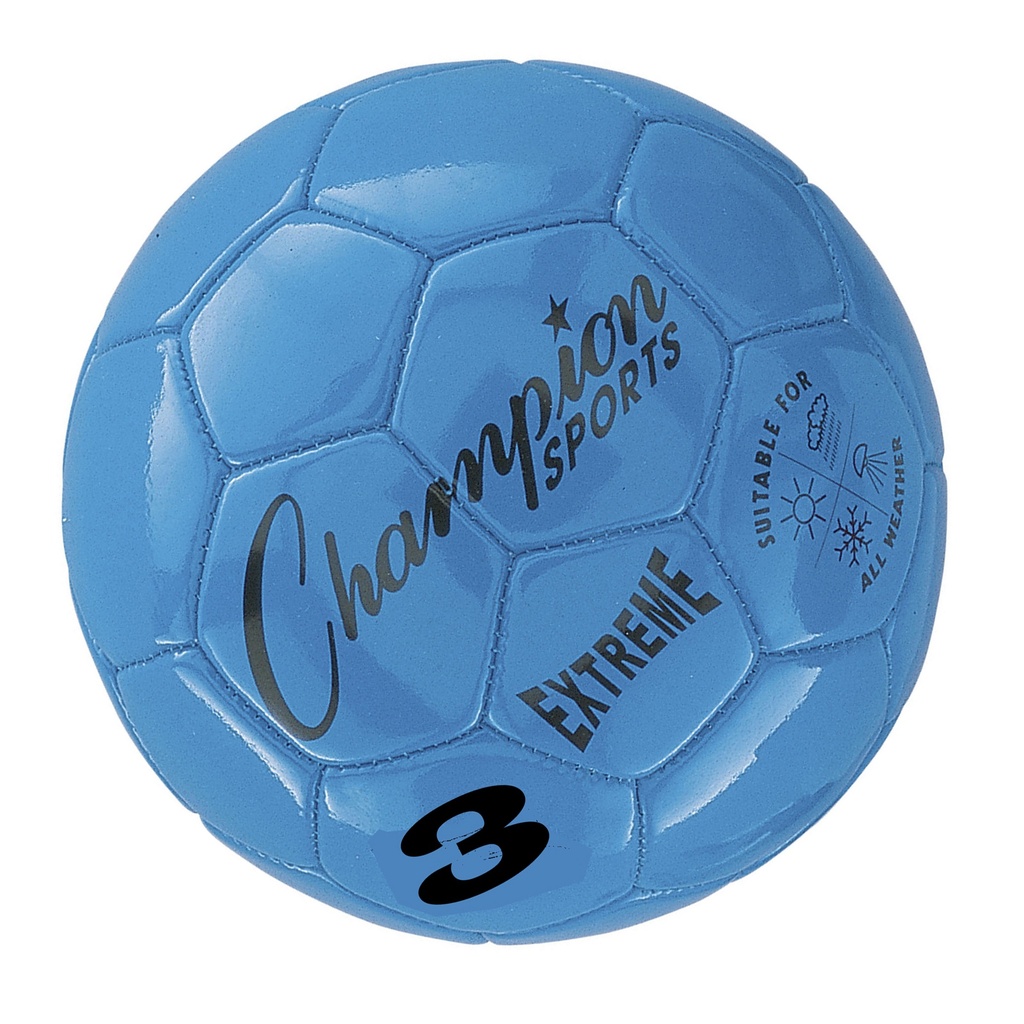 Blue Extreme Size 3 Soccer Balls 2ct