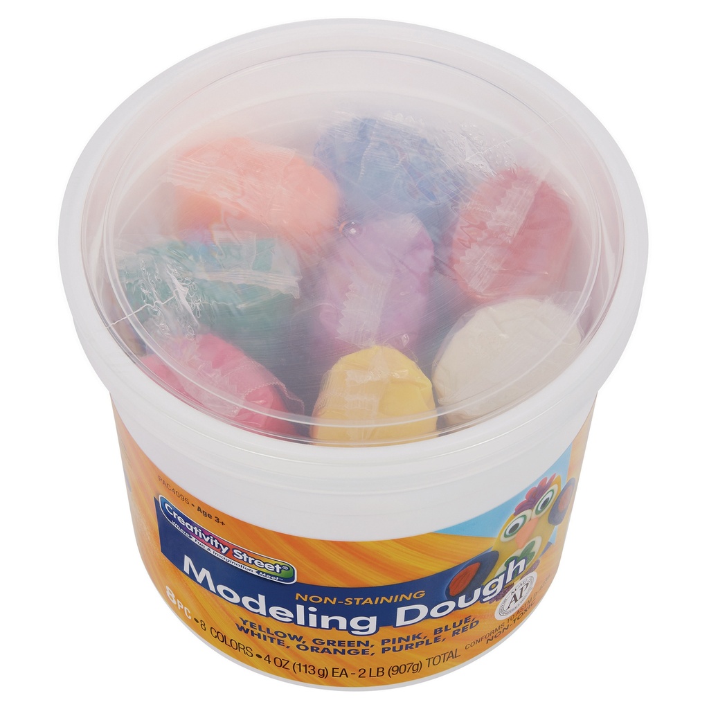 8 Assorted Colors Modeling Dough 6lbs