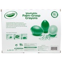 Washable Palm-Grasp Crayons 12 Colors