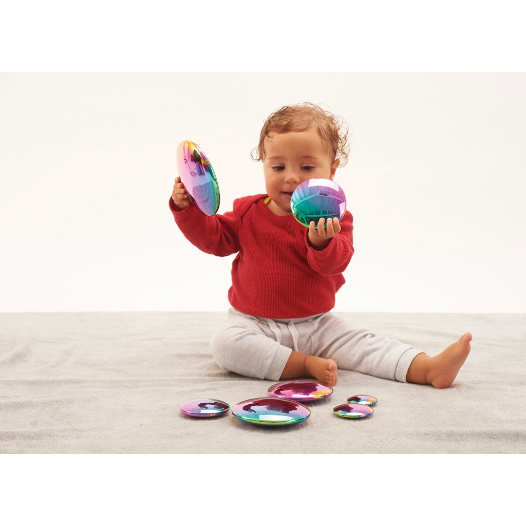 Color Burst Sensory Reflective Buttons Set of 7