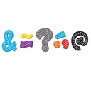 Chevron Funtastic Font 3" Magnetic Letters