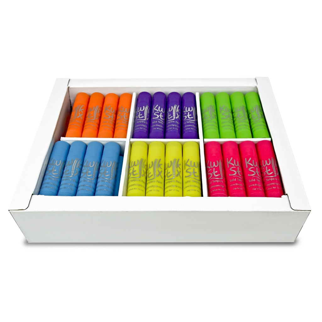 Neon Tempera Paint Sticks Classpack Pack of 72