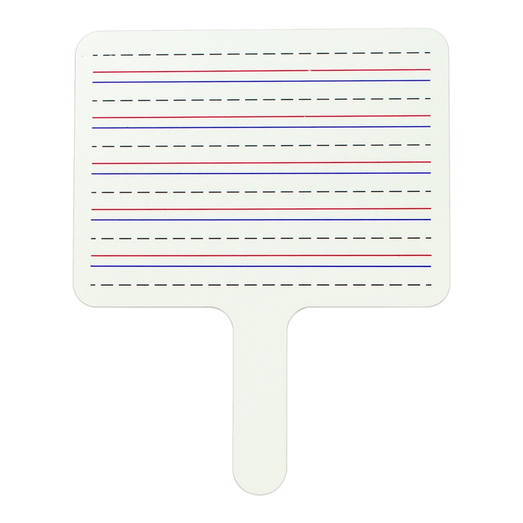 Two-Sided Dry Erase Answer Paddles 6ct