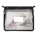 Clear Mesh Expanding Zipper Pouch