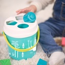 Turquoise Feel to Learn: Shape Sorting Bucket