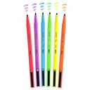 LePen® Brush Tip Flex Markers Neon 6 Colors