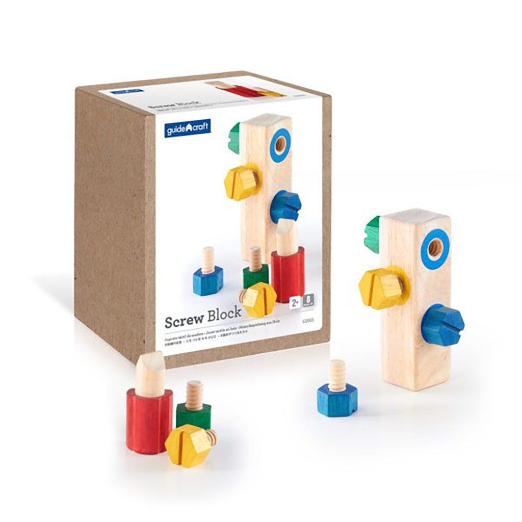 Screw Block™ Fine Motor Skill Matching Toy 8 Pieces