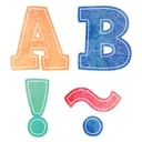 Watercolor Bold Block 3" Magnetic Letters