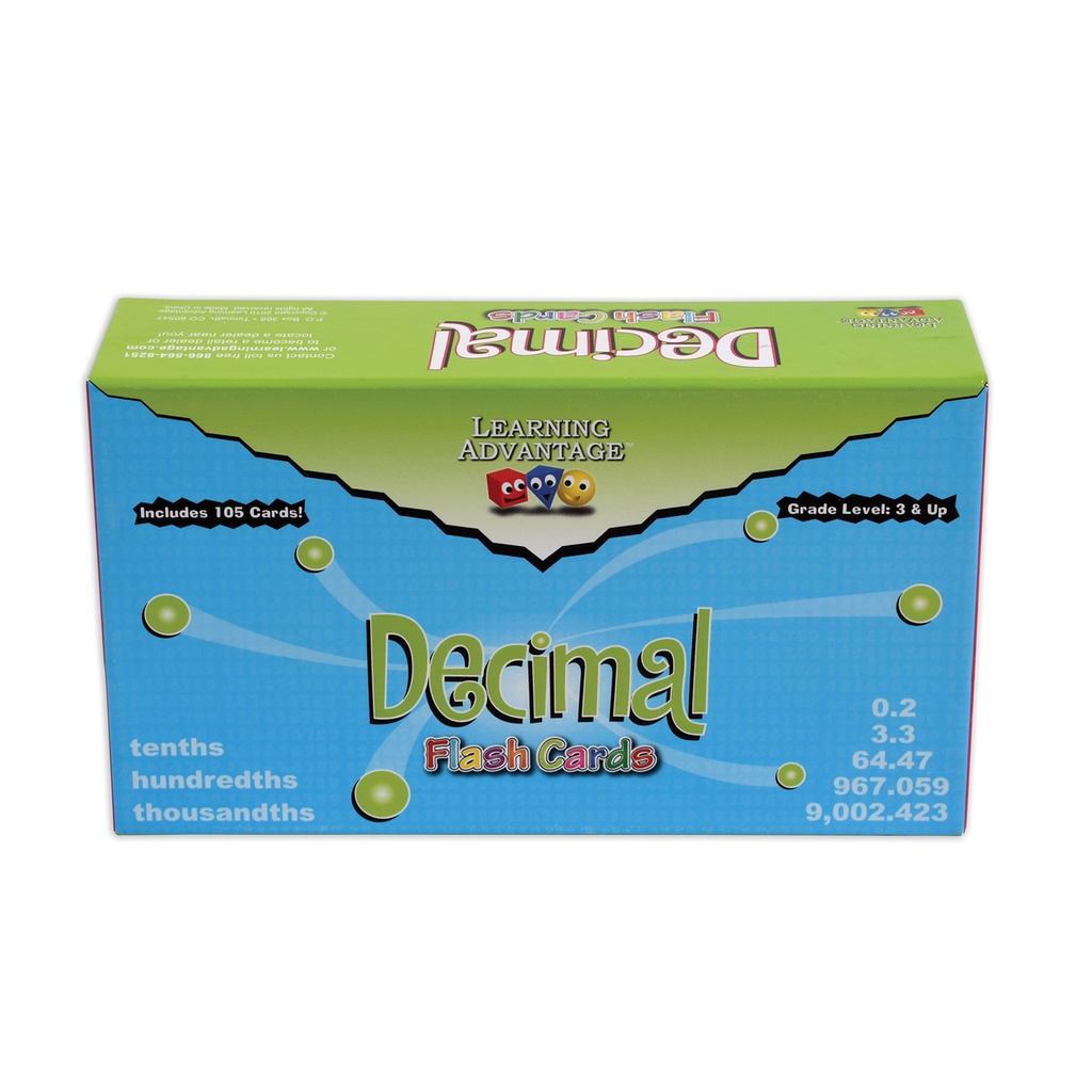 Decimal Flash Cards