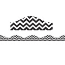 Black Chevron Magnetic Border 72 feet