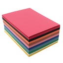 Lightweight 6" x 9" Assorted Colors Construction Paper 500 Sheets