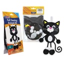 Felt & Pom Pon Animal Craft Kits: Schnauzer, Beagle, Cat, Bee, Clownfish & Owl