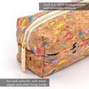 Pukka Planet Cork Pencil Cases Pack 6