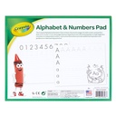 Alphabet & Numbers Pad Pack of 12