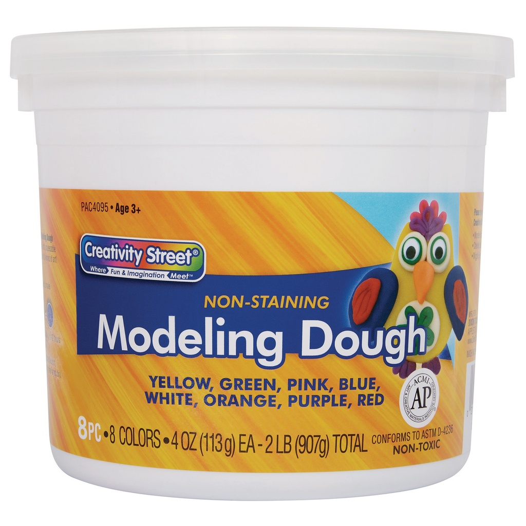 8 Assorted Colors Modeling Dough 6lbs