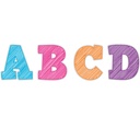 Scribble Bold Block 3" Magnetic Letters