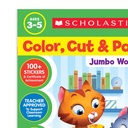 Color, Cut & Paste Jumbo Workbook