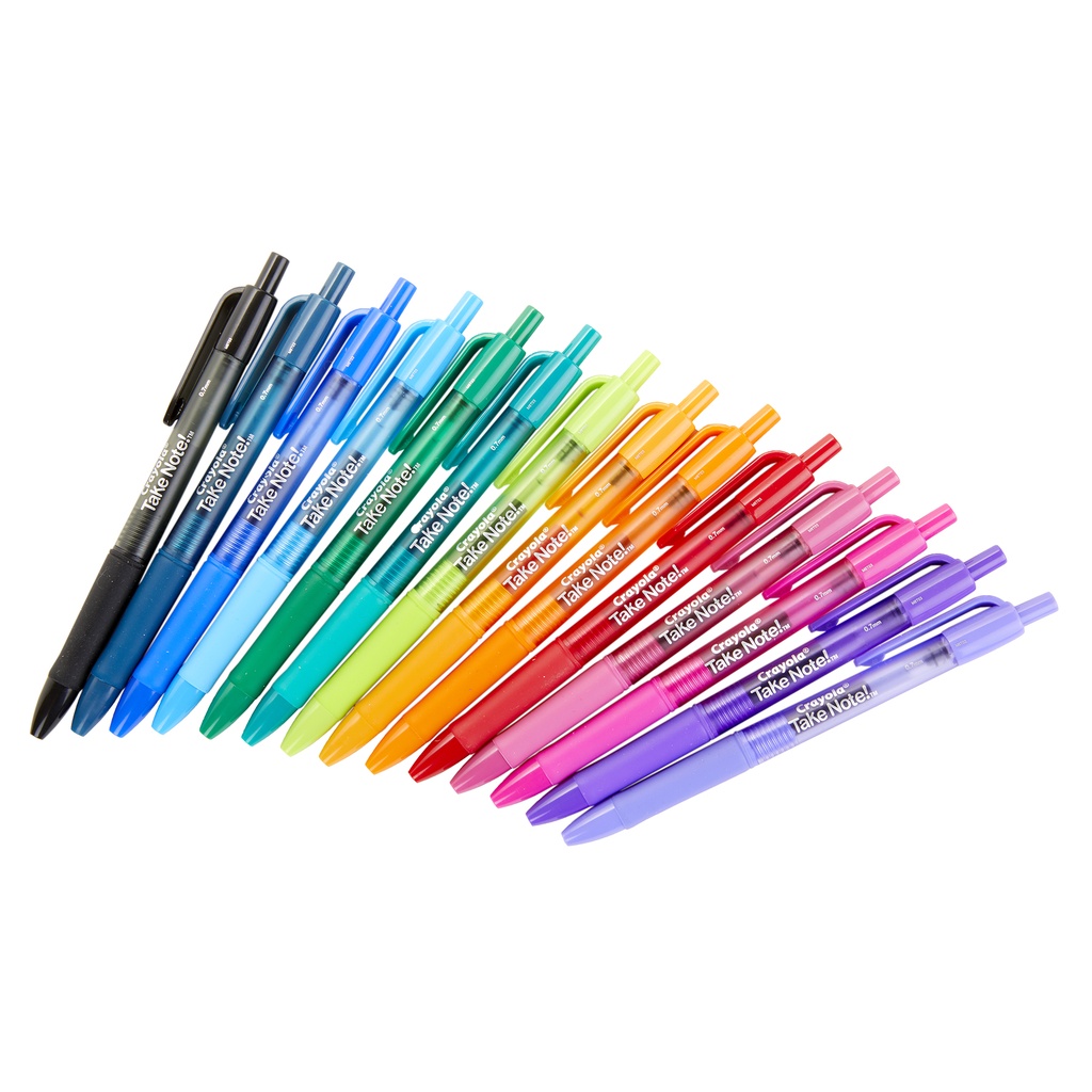 14 Color Take Note! Washable Gel Pens 2ct