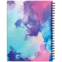 Watercolor Splash Unruled 12" x 9" Fashion Poly Sketch Book, , , 