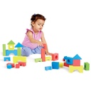 Edu-Color  Assorted Colors & Shapes Building Blocks 80 Pieces