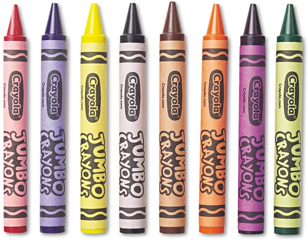 Crayola Jumbo Classpack Crayons, 25 Each of 8 Colors, 200/Set 528389, 1 -  Dillons Food Stores