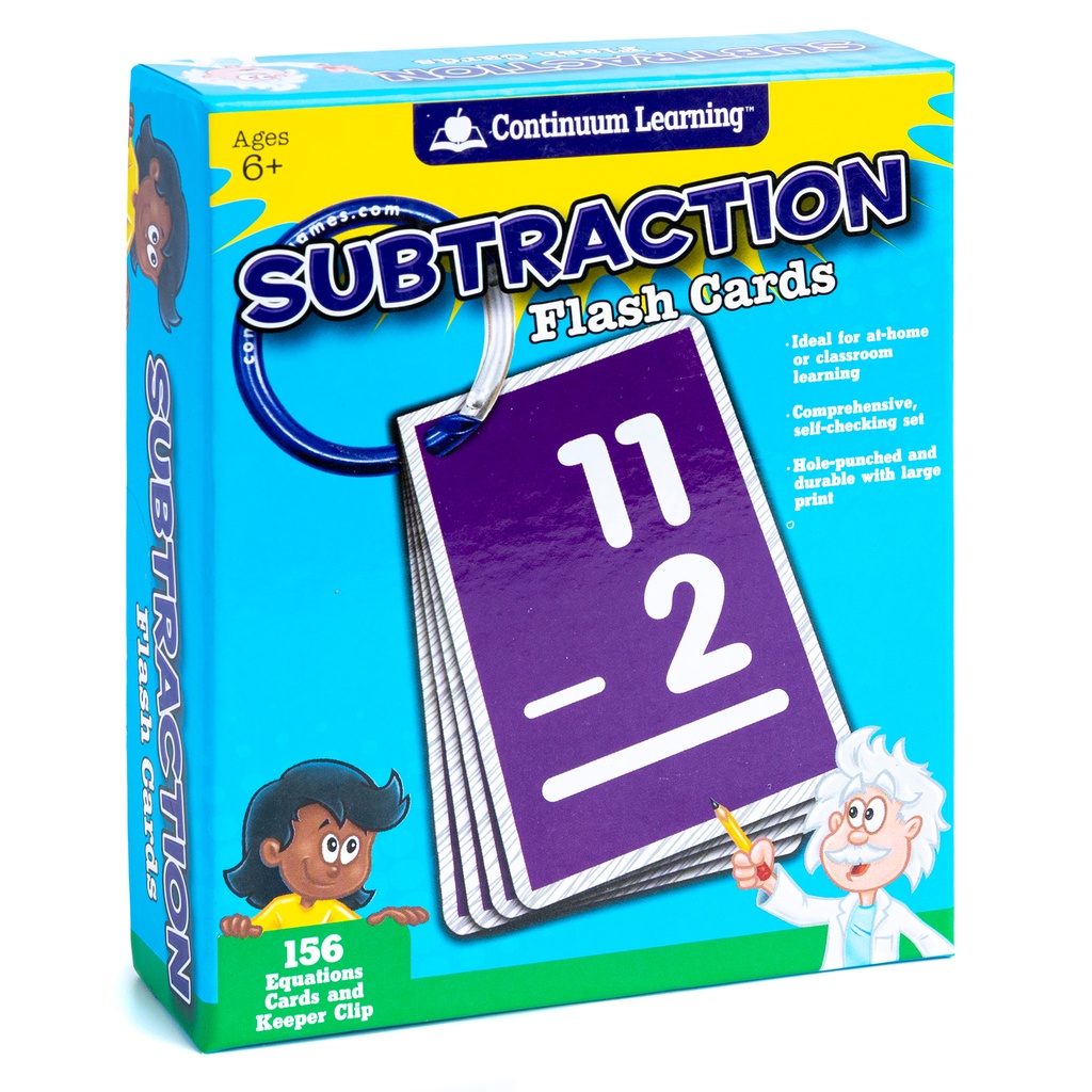 Subtraction Flash Cards