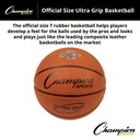 Ultra Grip Rubber Official Size 7 Basketball with Bladder