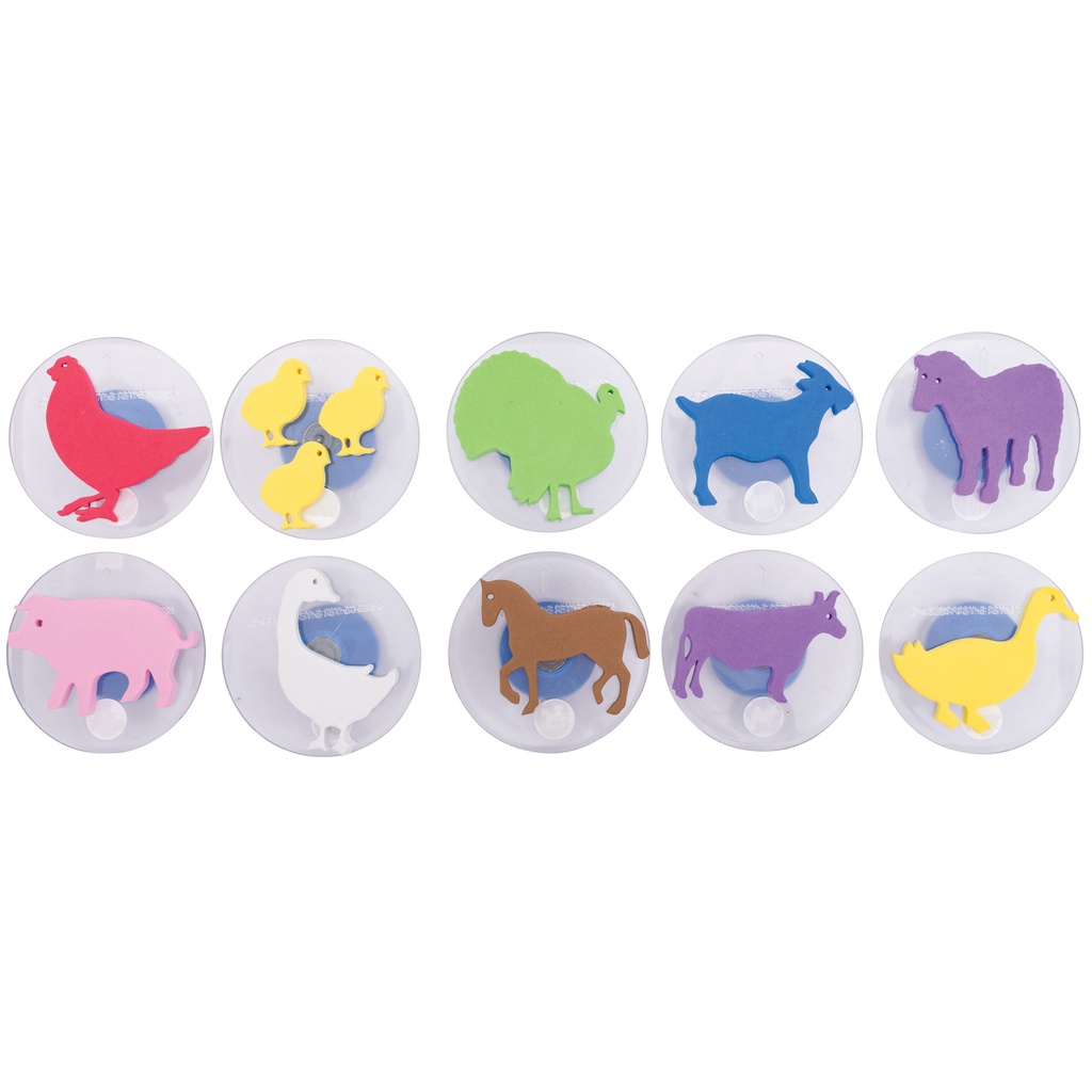 Farm Animals Giant Stampers Set of 10