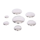 Sensory Reflective Silver Buttons Set of 7