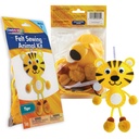 Felt & Foam Animal Craft Kits: Giraffe, Monkey, Tiger, Panda, Elephant & Fox