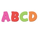 Chevron Funtastic Font 3" Magnetic Letters