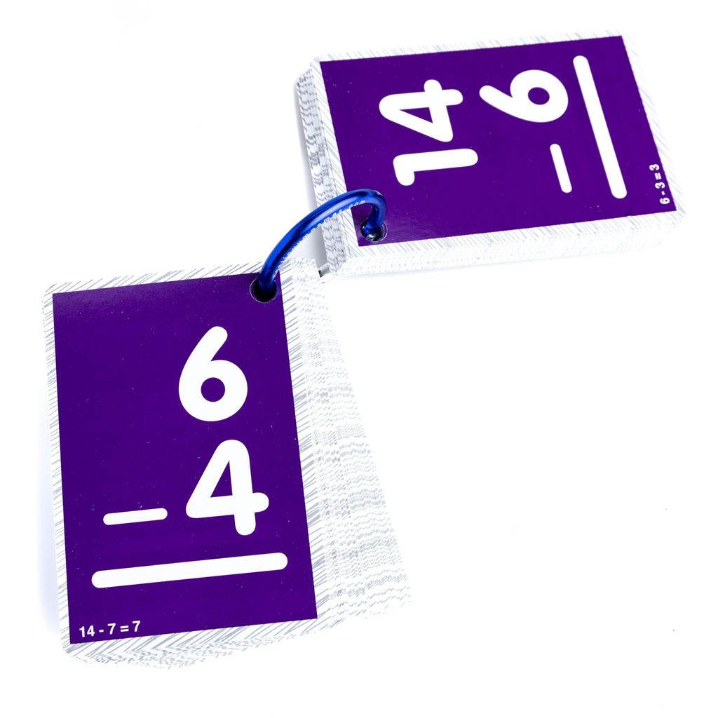 Subtraction Flash Cards