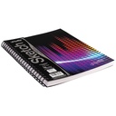 Sonic Vibes Unruled 12" x 9" Fashion Poly Sketch Book