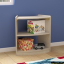 Wooden Bow Front Open Corner Storage Unit