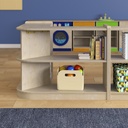 Wooden Open Corner Storage Unit