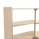 Wooden Open Corner Storage Unit