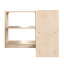 Wooden Open Corner Storage Unit